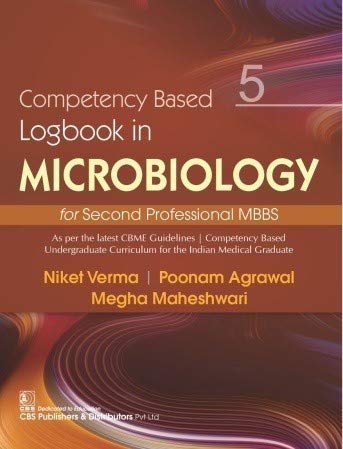 COMPETENCY BASED LOGBOOK IN MICROBIOLOGY 5 FOR SECOND PROFESSIONAL MBBS (PB 2021) [Paperback] VERMA N.