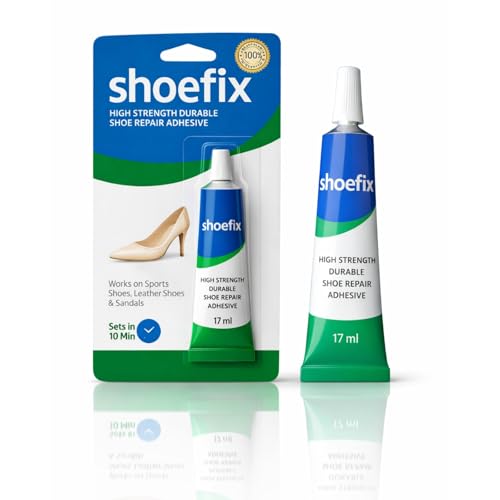 Primebly Instant Shoe Glue 17ml Super Strong Flexible Shoe Repair Adhesive for Soles Leather & Rubber | Shoes Sole Repair Glue Waterproof & Quick Dry | لاصق أحذية قوي جدا مرن لإصلاح النعل والجلد