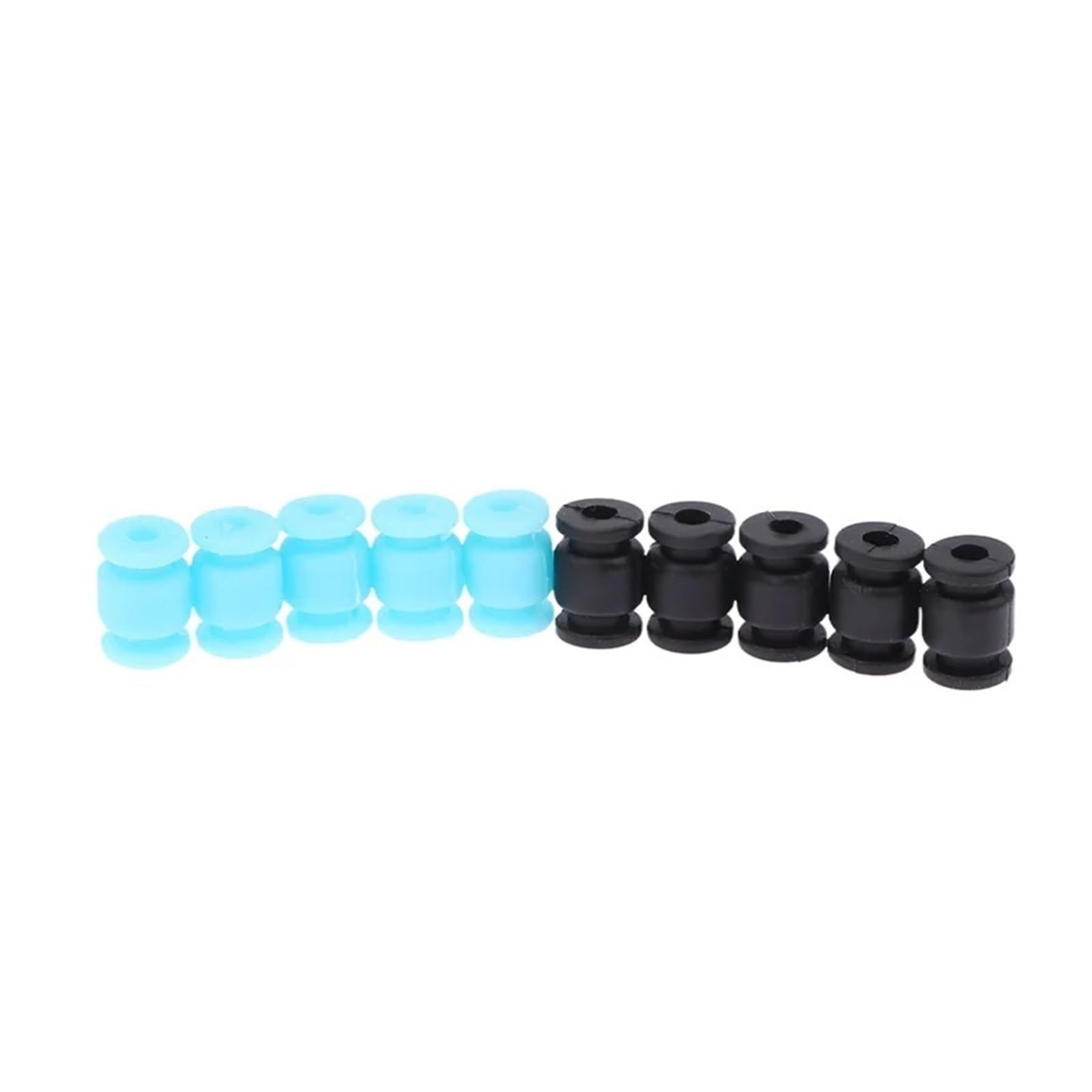 Gumowe kulki amortyzujące antywibracyjne M3 x 4,6 mm amortyzator miękki uchwyt do drona RC F4 F7 kontroler lotu Gimbal FPV Racing (czarne)