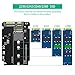 M.2 Adapter to 2.5 SATA Enclosure, B & M Key SATA Based NGFF SSD Converter to 2.5 Inch SATA 3.0 Card Support 2230 2242 2260 2280 Hard Drive with 7mm Case