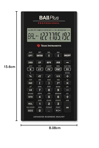 TEXAS INSTRUMENTS BA II Plus Professional Finanzrechner