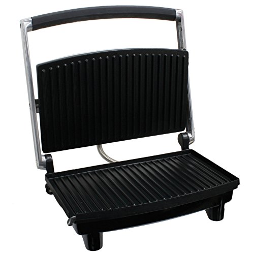 Continental Electric CP43529 Panini Sandwich Grill Maker, One Size, Black