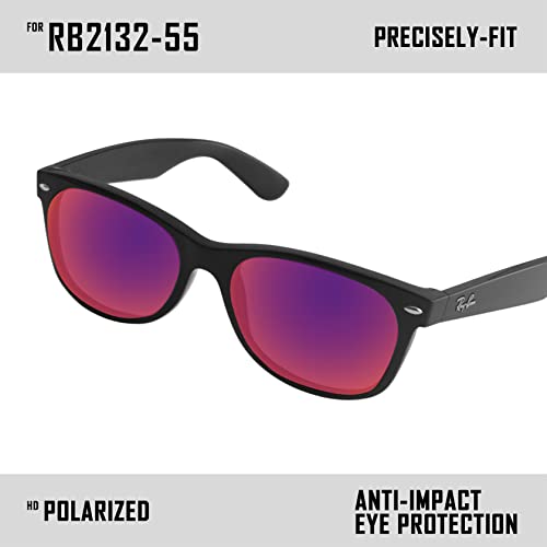 Image of Polarized Replacement Lenses for Ray-Ban Wayfarer RB2132 Sunglass