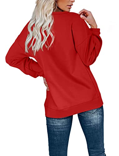 Ofeefan Christmas Sweatshirt For Women 2022 Fashion Ugly Crew Neck Sweater Winter Basic L #TOP3