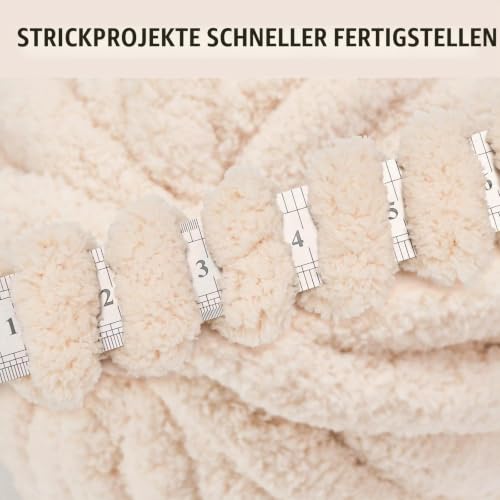 Calenxy XXL Dicke Wolle Garn Bunt 500g – Bild 4