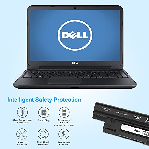 Sle-Tech 65Wh Mr90Y Battery Compatible With Dell Inspiron 3521 3721 5521 5721 14-3421 14-3437 14R-5421 14R-5437 17 Latitude14 3000 3540 Series Xcmrd Pn 0Mf69 N121Y G35K4 Mk1R0 Vr7Hm #TOP4