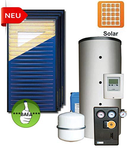 Preisvergleich Produktbild STI Solarset Fritz 10,08 m² 600 ltr. Speicher + Ausdehnungsgefäß