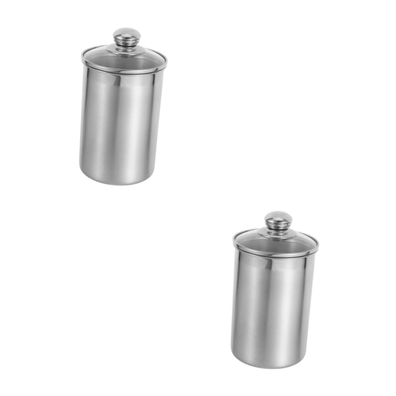 Ipetboom 2 Piezas De Tarro Hermético Para Alimentos Contenedor De Alimentos Frascos Herméticos Sellados Contenedor Para De Café Contenedor Para De Café Contenedores K