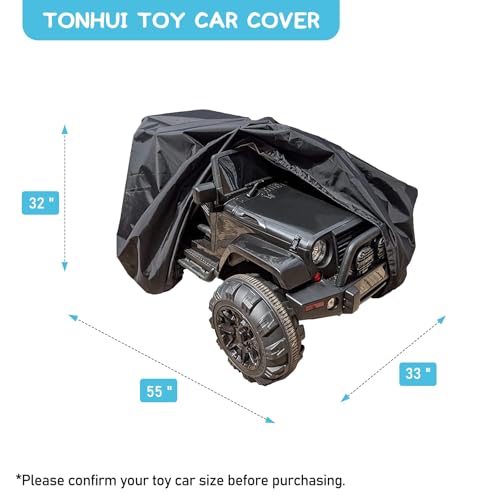 Image of Large Ride-On Truck Toy Car Cover, Outdoor Cover for Power Wheels Jeep