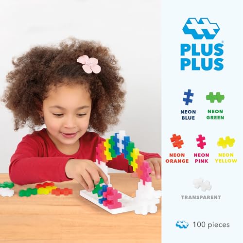 Bloques Plus-Plus 9603411 de construcción con 100 piezas intercambiables en miniatura 3