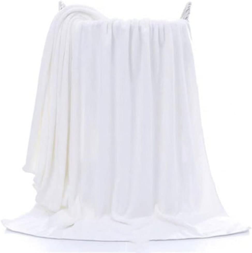 Towel White Microfiber Bath Towel, Super Large, Soft, High Absorption and Quick Drying, Hotel Bath Towel Beauty Salon Bath Towel (Color : A, Size : 120x200cm) (A 120x200cm)