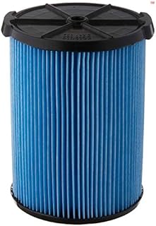 RIDGID 72952 Model VF5000 3-Layer Pleated Paper Vacuum Filter for RIDGID 5-20 Gallon Vacuums, Green