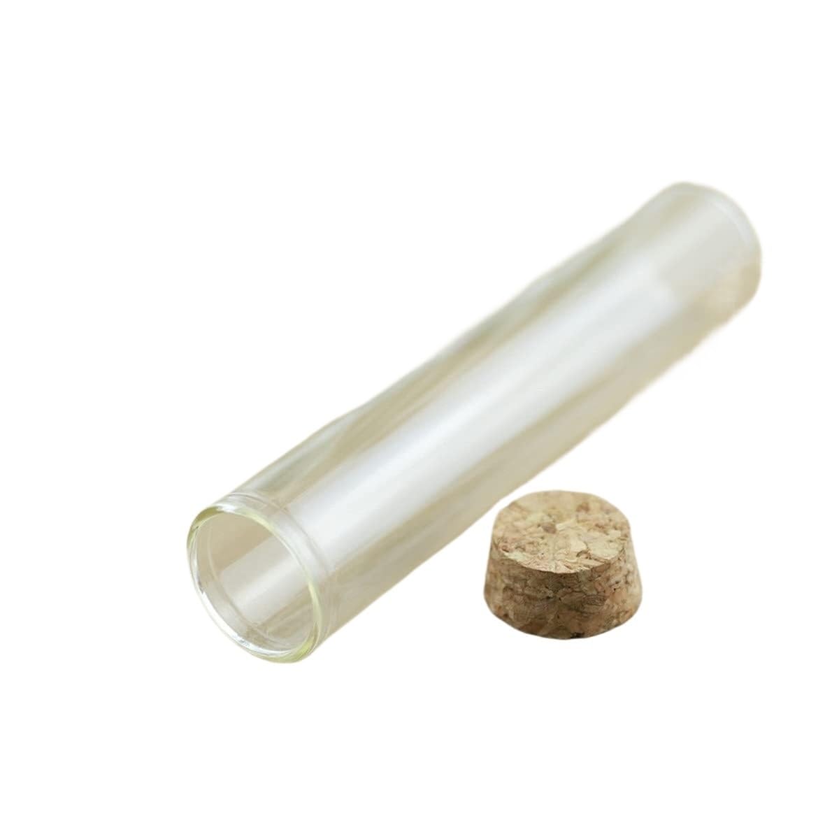 probówki z przezroczystego szkła, 12 sztuk 30x150mm 80ml szklane probówki z korkami do przechowywania fiolek rzemieślniczych