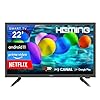 Heming Smart TV 22" Android 11 | Full HD, WiFi & Bluetooth | 12V/24V/220V pour Camping-Car, Camion, Bateau, Caravane | Garantie 2 Ans