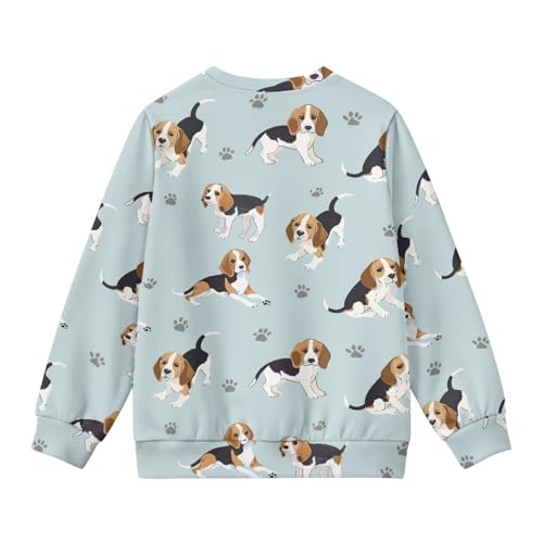 Image of Girls Cardigans Sweater Long Sleeve Crew Neck Button Down Sweaters School Outerwear for Kids Fall Winter Tops
