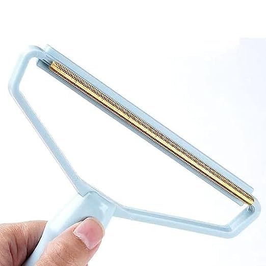Vedavati 2-in-1 Fabric Lint Remover, Manual Clothes Scraper Tool with Ergonomic Handle, Effective Fuzz & Pilling Remover-image-5