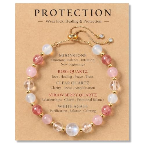 Healing Crystal Moonstone Bracelets for...