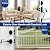 Camtek Matte Black Front Door Handle and Deadbolt Set, Single Cylinder Front Door Lock Set with Reversible Handle, Exterior Door Handle with Deadbolt Lock and Keyed
