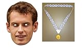 New Andy Murray-Gesichtsmaske mit schottischen Sieger-Medaille [Spielzeug]