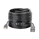 cable de extension usb 3.0 Este concentrador extensor USB 2.0 lleva un chipset amplificador de señal integrado, que garantiza un rendimiento máximo con una pérdida mínima de calidad de señal.
