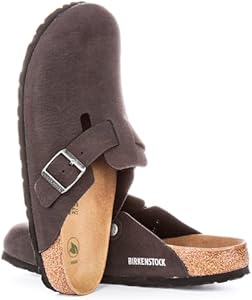 靴 BIRKENSTOCK Boston SYN Desert Dust Boston Synthetik Desert Dust Gray Taupe | BIRKENSTOCK