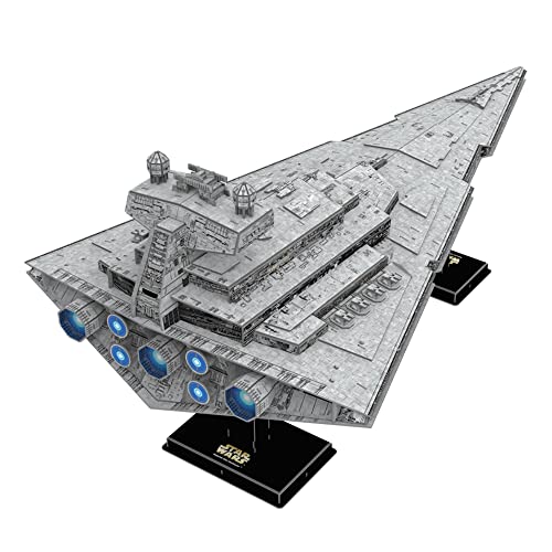 University Games Star Wars Imperial Star Destroyer Model Kit, Grey