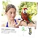 Levemolo 1pc Adjustable Bird Leash for Outdoor Training Lightweight Parrot Flying Rope Flexible Bird Supply for Cockatiels and Conures Easy to Use Sturdy Design