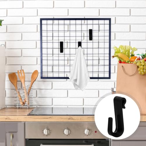 PartyKindom 20 Stück Haken Zum Einhängen Kunststoff Aufbewahrungshaken Aufhängehaken Badezimmerhaken Kleine Haken Küchenutensilienhaken über Den Schubladenhaken Der Tür Kleiderhaken