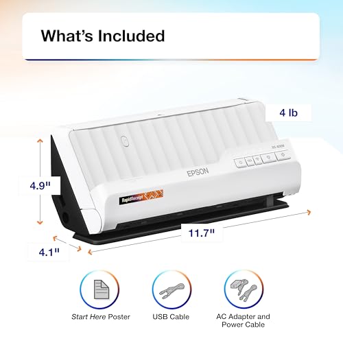 Epson RapidReceipt RR-400W Wireless Business Scanner Receipt Organization - image 9