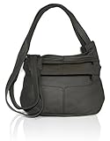 AFONiE Genuine Mexican Leather Hobo Women Crossbody handbag [Grey]