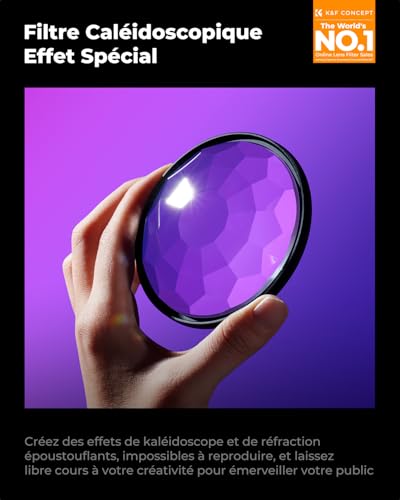 Filtre Kaléidoscope Prisme K&F CONCEPT pour photographie d'art - 2