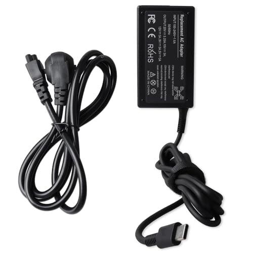 MXJFYY 65W USB Type C Laptop Charger for HP Spectre X360, ProBook x360 430 G8, Adapter for Envy, EliteBook, Chromebook 360, Elite X2, EliteBook 830 840 850, ZBook Pavilion X2 Travel Power Cord