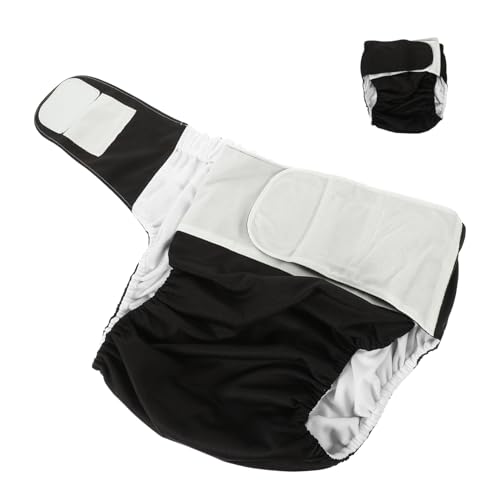 FRCOLOR Skin-Friendly Polyester Material Washable Diapers for Elderly Nighttime Leakproof Adult Diapers