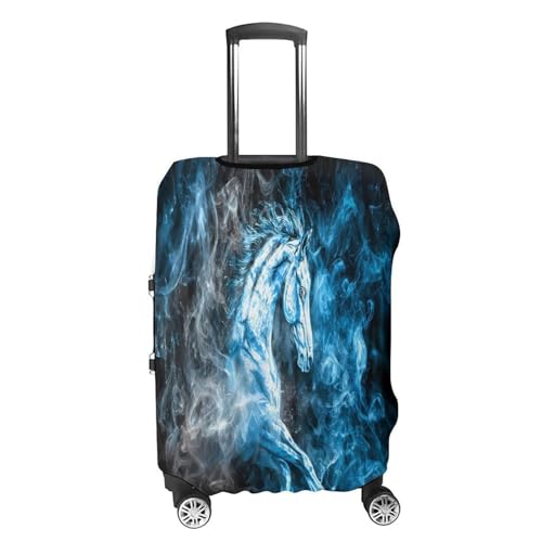 Funny Horse Funny Travel Luggage Cover Baggage Suitcase Cover Protector Skins 19-32 Inch4