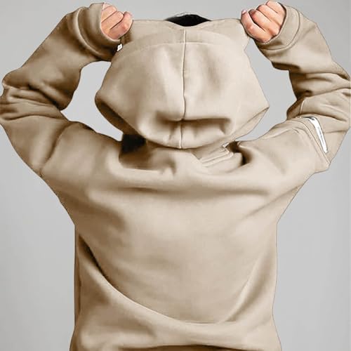 DDAPJ pyju Hoodies for Girls Half Zip Pullover Long Sleeve Comfy Fleece Sweatshirts Travel Hoodie with Eye Mask Built In4