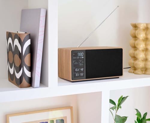 Radio FM enceinte Bluetooth Thomson station météo sonde extérieure LCD - 4
