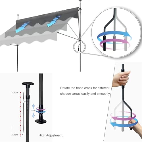 Auvent de terrasse rétractable et imperméable pour une protection UV optimale