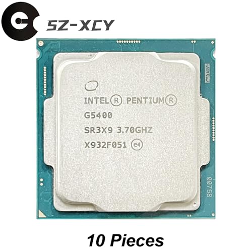 Processeur Quad-Thread Pentium G5400 à basse consommation 54W avec cache de 4M lot de 10 - 3