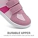 Imagen de Mioceko Zapatillas Barefoot Niño Niña Zapatos Bebe Primeros Pasos Ligero Calzado Respetuoso Ancho Flexibles Deportivas Antideslizantes Transpirables Sneakers de Deportes Rosa 27 EU