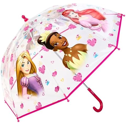 Disney Kids Dome Umbrella with Safety Opening Cover