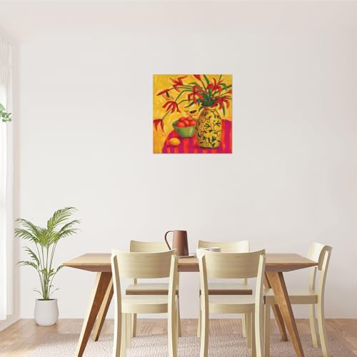 Vase doré Cindy Revell Giallobus tableau prêt à accrocher sans cadre requis - 5