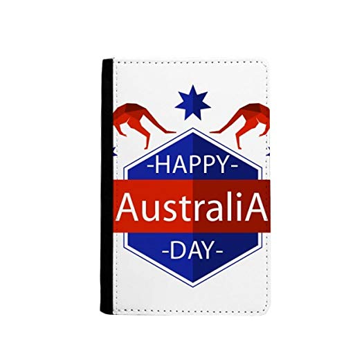 Étui passeport motif autruche Happy Australia Day aux finitions soignées