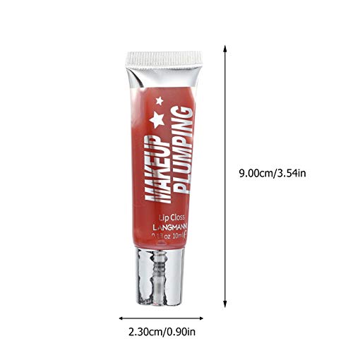 Lurrose Chupeta Óleo 8Pcs Umidade Brilho Labial Frutas de Alta Gloss Lip Glosses Hidratantes Lip Glo