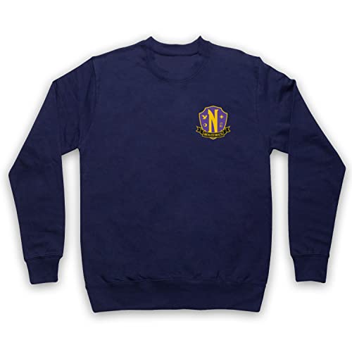 Sweat Nevermore Academy Wednesday pour adulte en coton confortable