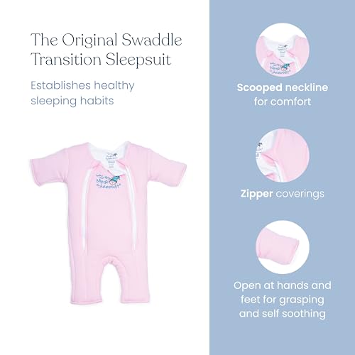 Image of Magic Sleepsuit Baby Merlin's Microfleece Baby Swaddle Transition Product