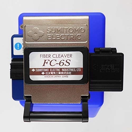 SUMITOMO FC-6S Fiber Cleaver Optical Fiber Cable Cutter Knife Cleaver Tool FTTH Cutting Tools FC6S High Precision Fiber Cleaver (Original Sumitomo FC-6S Fiber Cleaver)