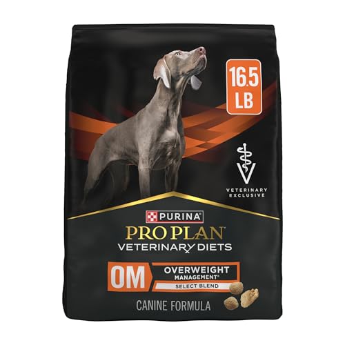 Pro Plan Veterinary Diets Purina OM Select Blend Overweight Management with Chicken Canine Formula Dry Dog Food - 16.5 lb. Bag