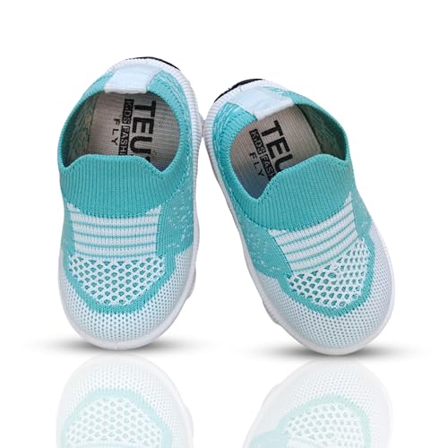 Image of Kids Knitted Slip-on Musical Shoes, Attractive Colors, Breathable Mesh Upper Welcro, Comfortable Stylish.