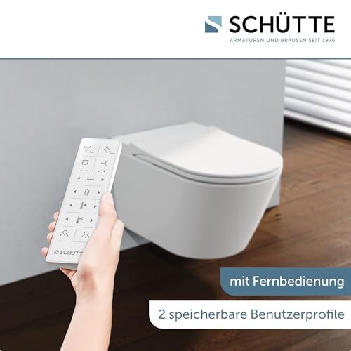 SCHÜTTE Cesari Shower Toilet Set with Bidet Function, W...