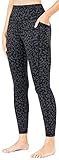 OVRUNS High Waist Gym Leggings for Women Yoga Pants with Pockets Workout Running Compression Leggings for Women - BlackCamo - L
